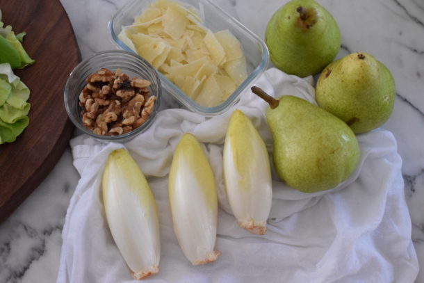 Endive and Pear Salad with Walnuts and Parmesan | Pamela Salzman