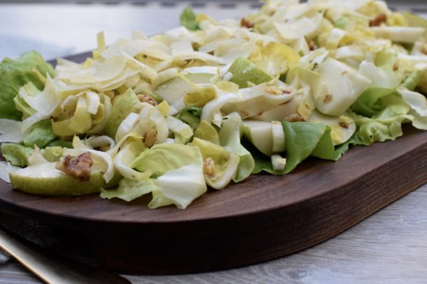 Endive and Pear Salad with Walnuts and Parmesan | Pamela Salzman