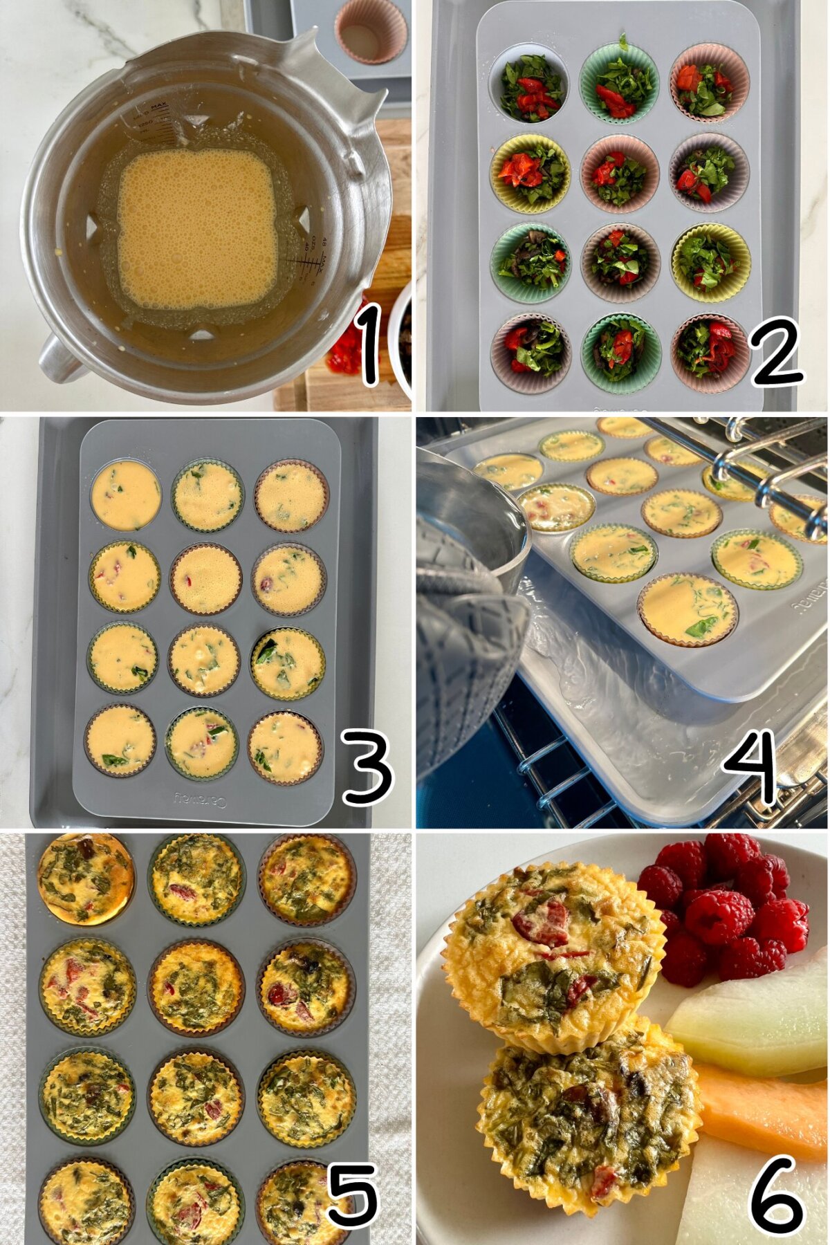 numbered step by step photos showing how to make this recipe