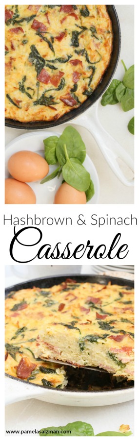 Hashbrown and Spinach Casserole | Pamela Salzman