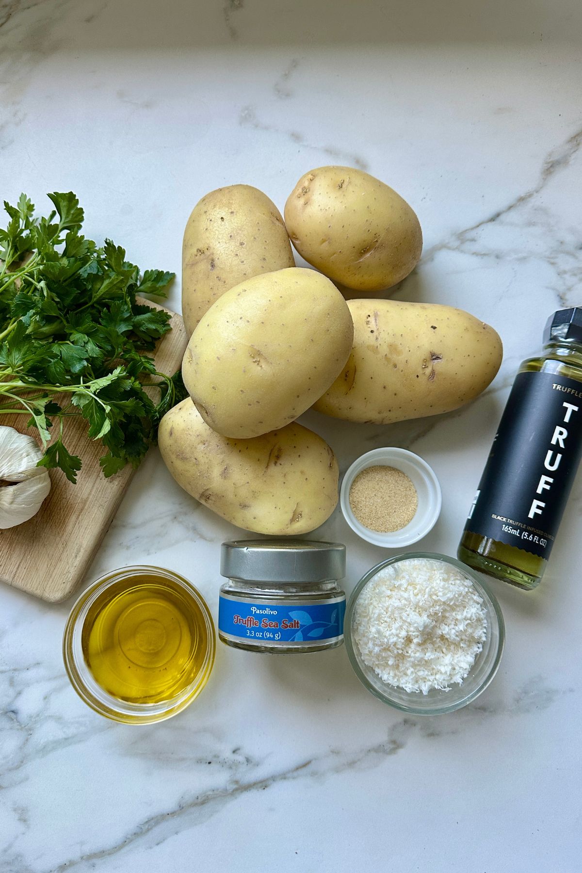 recipe ingredients on a countertop